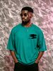 100% Cotton 190g Bold Letter Graphic Print Short Sleeve Crew Neck Casual Daily Wear Men Summer T-Shirt_viptrois.com