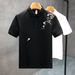 High End Men's Short Sleeve Polo Shirt Embroidered Design Stylish Cool Look Young Men New Summer 2026 T Shirt_viptrois.com