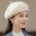 Wool For Women Autumn Versatile Artist Beret Woolen Winter Fashion Pumpkin Hat_viptrois.com