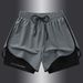 Men's Clothing Summer Exposure Double Layer Sports Men And Women Couple Shorts Running Live Broadcast Hot Selling_viptrois.com