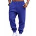 Men's Four Seasons Thin Terry Classic Sports Casual Jogging Training Fitness Sweatpants Men_viptrois.com