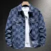 2024 New Arrival Clothing Daily Single Breasted Thick For Men Casual Autumn Winter Plaid Jacquard Men's Jackets_viptrois.com