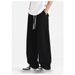 Spring And Autumn Thin Loose Straight Pants 2025 New American Machete Pants Banana Wide Leg Sweatpants Men's Casual Pants_viptrois.com