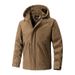 Men's Spring And Autumn Outdoor Casual Hooded Windbreaker, Mountaineering Suit, Outerwear, Workwear_viptrois.com