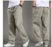 Men's Clothing Spring And Autumn Thin Men's Casual Pants Plus Overalls Large Size Loose Men's Long Pants Popular Version Elastic Waist_viptrois.com