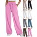 Men's Clothing Wide Leg Sports Pants High Waist Loose Drawstring Jogging Pants With Pockets Sweatpants_viptrois.com