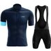 Men's Clothing Summer Sweat Absorbent Cycling Suit Men's Suit Bicycle Short Sleeved Breathable Quick Drying Mountain Bike Clothing_viptrois.com