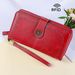 Retro Multi Function Anti Theft Brush Rfid Zipper Snap Button Large Capacity Long Women's Wallet Wallet Handbag_viptrois.com