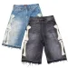 Men's Jeans Summer Retro Skeleton Denim Shorts Sports Casual Fashion Hip-hop Wearing Street 55 Pants Daily Outfit Men's_viptrois.com