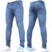 Slim And Slimming Elastic Denim Men's Pants, Black Tight-fitting Skinny Pants_viptrois.com
