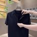 New Summer Men's Trendy And Versatile Dry Ice Silk Short-sleeved T-shirt_viptrois.com