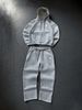 New American Retro Washed Long Sleeved Hooded Shirt Loose Casual Trousers Fashionable Japanese Sweater Suit_viptrois.com