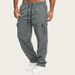 Men's Utility Cargo Pants – Straight-Leg Workwear Trousers For Outdoor & Casual Wear (XS-XXXL, Polyester, Quick-Dry, Multi-Pocket, Dark Colors)_viptrois.com