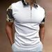 Zipper Short Sleeved Polo Shirt Men's 2025 Summer New Item Solid Color Casual MB13_viptrois.com