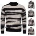 Men's Oversized Drop-Shoulder Sweater | Soft Brushed Knit Pullover | Minimalist Streetwear (Fall & Winter Essential)_viptrois.com