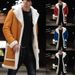 Men's Clothing winter leather coat fur one piece thick fur coat men_viptrois.com