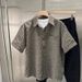 This Summer's New Japanese Retro Three-dimensional Checkered Short-sleeved Shirt Is A Versatile Loose And Thin Shirt For Men_viptrois.com