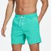 New Men's Solid Color Four-Piece Casual Shorts With Zippered Pockets, Beach Pants With Four-Sided Elasticity, Sports Shorts_viptrois.com