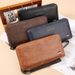 Men's Bags New Men's Wallet Leisure Multi Card Slot Long Wallet Mobile Phone Coin Purse Large Capacity Clutch Bag_viptrois.com