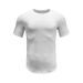 Foreign Trade Cotton Ammonia Slim-fit Elastic Short-sleeved Men's Fitness And Bodybuilding T-shirt, Slim-fit Elastic Solid-color Light Board Top_viptrois.com