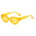 Candy-Colored Cat Eye Sunglasses - Retro Exaggerated Design With UV400 Protection (Small Frame, Personalized Decor)_viptrois.com