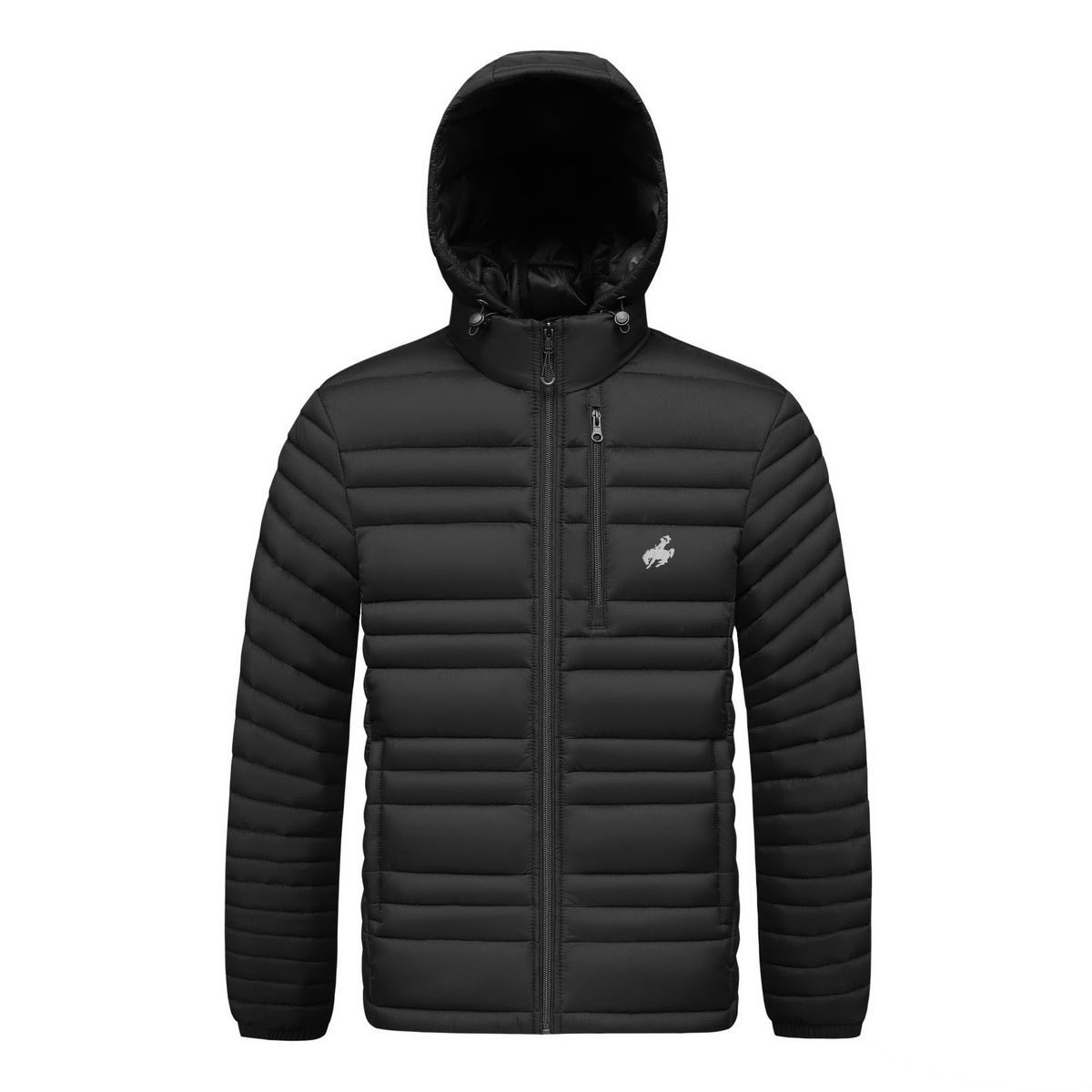 Men's Clothing 25 New Rib Cotton Coat Men's Winter Plus Velvet Jacket Pony Logo Warm Hooded Outdoor Rib Coat_viptrois.com