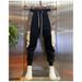 Men's Clothing Sweatpants men's spring and summer new sports casual pants slim fit pants with cuffs 2023 nine-point pants_viptrois.com
