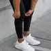 Men's slim-fit fitness pants and ankle tights_viptrois.com