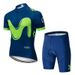 2025 Movistar Cycling Jersey Set Bicycle Clothing Breathable Sweat-Wicking Customizable Design_viptrois.com