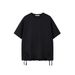 "Men's Korean Streetwear T-Shirt – Trendy Distressed Round Neck Tee | Minimalist & Edgy Summer Top"_viptrois.com