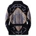 Pulse Cross-Border Men's Clothing European And American Retro Jacquard Cardigan Knitted Autumn Winter Mid-Length Lace-Up_viptrois.com
