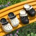 Mother & Kids DIY New EVA Two Color Children's Hole Shoes With Closed Toe Non Slip Beach Shoes For Outdoor Wear, Cute Boys And Girls_viptrois.com