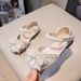 Children's Baotou Sandals Summer New Korean Version Bow Girls Princess Shoes Half Sandals Crystal Shoes_viptrois.com