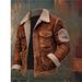 Autumn Winter 2025 Men's Coat Jacket Lamb Wool Turn-down Collar Zipper Business Casual_viptrois.com