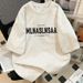 Men's Clothing Men's And Women's Style Pure Cotton Retro High Street T-Shirt Letter Print Short Sleeved Top For Summer Trendy Versatile Half Sleeved_viptrois.com