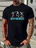 Boygenius Band Skeleton Heavy Cotton Black Full Size Unisex Tee Shirt KK483 Versatile Stretched Casual Designer Clothes Top For Everyday Wear_viptrois.com