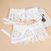 Unisex Texture waist wrap skirt female lace wide belt elastic waist wrap with decorative dress design sense_viptrois.com