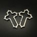 Heavy Industry Cross Keychain Hollow Jewelry Pendant Original Design Zinc Alloy High End_viptrois.com