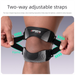 Sports Silicone Patella Strap Basketball Compression Brace Meniscus Running Hiking Cycling Shock Absorption Knee Support_viptrois.com