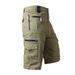 Men's Clothing Cropped Trousers Men's Loose Straight Summer Large Size Trendy Casual Mid Length Trousers With Multiple Pockets Pure Cotton Work Shorts_viptrois.com