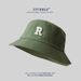 Original Letter Fisherman Hat With Large Head Circumference And Large Size Hat For Men And Women, Spring And Summer Sun Hat_viptrois.com