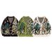Cartoon Dinosaur Print Sweater – 3D Embossed V-Neck Knit Cardigan For Women & Couples (S-XL, Black/Green/Beige, Rayon-Polyester Blend, Spring Tops)_viptrois.com