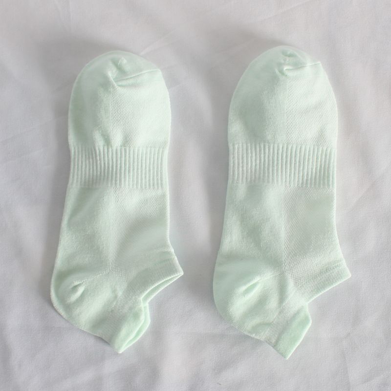 Sports socks Breathable mesh running socks Women's summer color thin boat socks low top shallow cut women's socks_viptrois.com