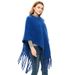 Unisex Loop yarn women's solid-color shawl coarse flow comb thickened cape_viptrois.com