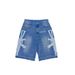 Men's Clothing Washed Hip Hop Letter Printing Men's And Women's Shorts Casual Loose Denim Shorts_viptrois.com