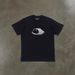 Men's Clothing Pure Cotton Loose Short Sleeved T-Shirt 250g Heavyweight American Style Vintage Eye Print Unisex Men's And Women's Top_viptrois.com