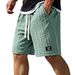 Men's Clothing Summer Men's Knitted Jacquard Shorts Style Casual Loose Fit Drawstring Trendy Versatile Sports Pants_viptrois.com