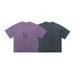 Washed Vintage Street Style Character Fun Print Cotton Short Sleeve T-Shirt Unisex Loose Fit Versatile Trendy_viptrois.com