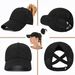 Errcom Ponytail Baseball Cap Women's Summer Adjustable Quick Drying Mesh Breathable Baseball Cap Unisex Criss Cross Hats Sports Hat_viptrois.com