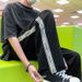 Men's Clothing Side Striped Casual Pants Men's New Ins Trendy Brand Loose Drooping Trousers High Street Straight Mopping Sports Pants_viptrois.com